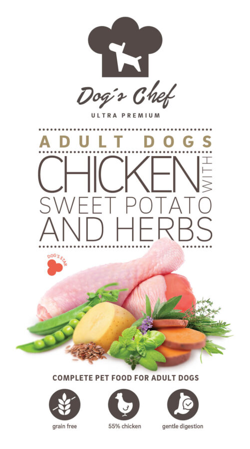 Dog’s Chef  CHICKEN WITH SWEET POTATO & HERBS