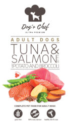 Dog’s Chef  TUNA & SALMON WITH SWEET POTATO AND BROCCOLI