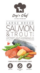 Dog’s Chef  SALMON & TROUT WITH SWEET POTATO AND ASPARAGUS Large Breed