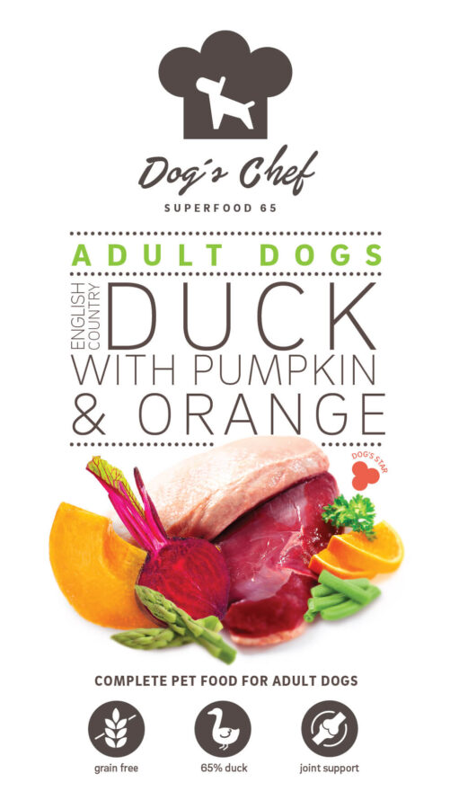 Dog’s Chef ENGLISH COUNTRY DUCK WITH PUNPKIN & ORANGE